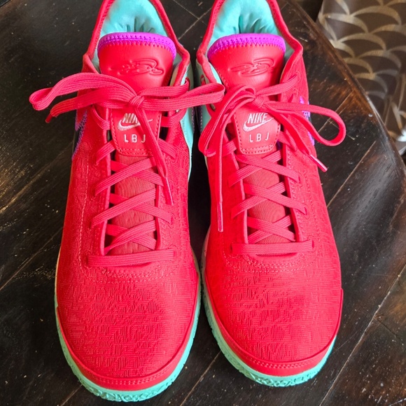 Nike LeBron NXXT Gen, Men\'s basketball sneakers, red & teal, new main image 7